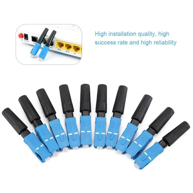 100PCS FTTH SC UPC single-mode fiber optic SC UPC quick connector FTTH Fiber Optic Fast Connector SC Connector
100PCS FTTH SC UPC single-mode fiber optic SC UPC quick connector FTTH Fiber Optic Fast Connector SC Connector