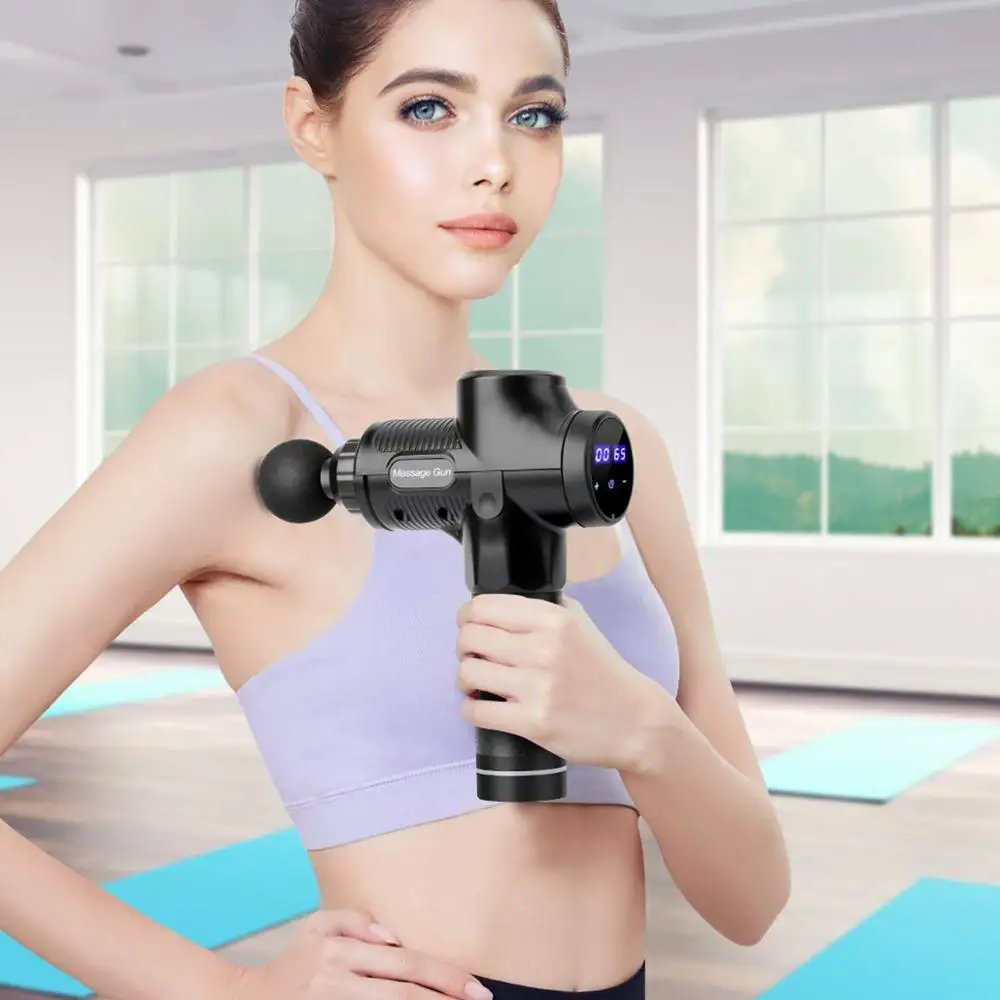 Massage Gun Professional Deep Tissue Muscle Massager Cordless Handheld Percussion Massage Gun with LCD Touchscreen for Trigger
Massage Gun Professional Deep Tissue Muscle Massager Cordless Handheld Percussion Massage Gun with LCD Touchscreen for Trigger