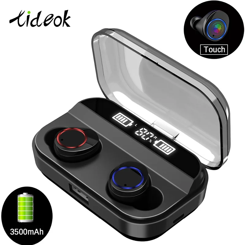 TX11 TWS Wireless Earphone Bluetooth 5.0 Earphones Display Touch Control Sport Stereo Earbuds Headset Charging Box 3500mAh Power
TX11 TWS Wireless Earphone Bluetooth 5.0 Earphones Display Touch Control Sport Stereo Earbuds Headset Charging Box 3500mAh Power