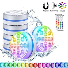 Submersible LED Light 13 LEDs Remote Control Pool Light IP68 Waterproof Pond Light 16 Dynamic Colors
Submersible LED Light 13 LEDs Remote Control Pool Light IP68 Waterproof Pond Light 16 Dynamic Colors