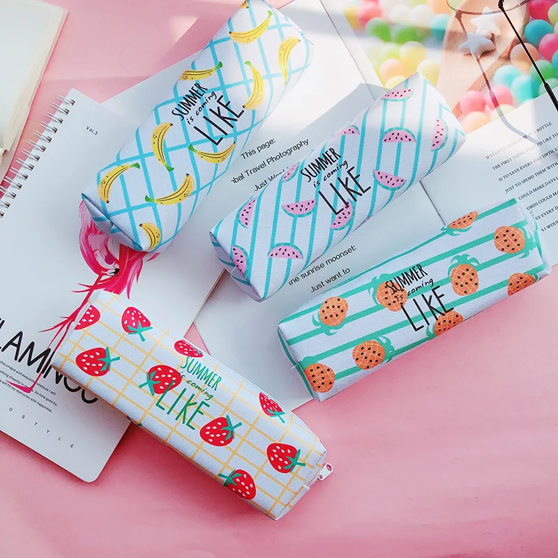 Canvas Pencil Case for School Cute Fruit Banana Big Capacity Pencilcase Pen Bag Box Students Pencils Writing Stationery Pouch
Canvas Pencil Case for School Cute Fruit Banana Big Capacity Pencilcase Pen Bag Box Students Pencils Writing Stationery Pouch