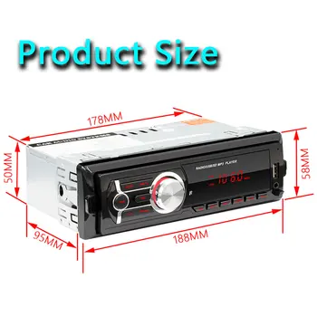 12V Universal Detachable Panel Car Bluetooth MP3 Player FM Radio U Disk SD Card Integrated Host For Car
12V Universal Detachable Panel Car Bluetooth MP3 Player FM Radio U Disk SD Card Integrated Host For Car