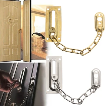 New Arrival Security Guard Chain Bolt Locks Front Door Safety Guard Slide Bolt Safety Restrictor Anti-theft Hardware
New Arrival Security Guard Chain Bolt Locks Front Door Safety Guard Slide Bolt Safety Restrictor Anti-theft Hardware