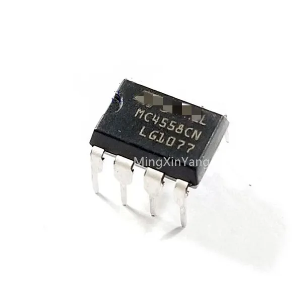 5 шт. MC4558CN DIP-8 аудио Операционный усилитель IC чип | Электронные компоненты и