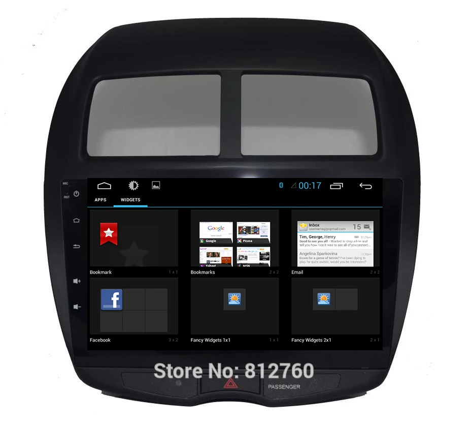 RK3188 четырехъядерный 1024*600 Android 5 1 автомобильный DVD (No) плеер для Mitsubishi ASX с GPS