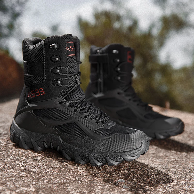 Military boots men's new outdoor desert camping combat training boots adventure hiking shoes spring and autumn leisure boots
Military boots men's new outdoor desert camping combat training boots adventure hiking shoes spring and autumn leisure boots