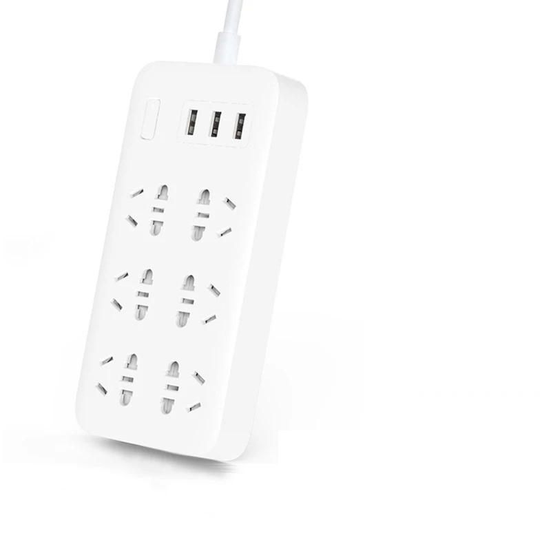 Xiaomi Mijia plug-in board 6-hole basic version USB multi-function household wiring board porous power socket plug row
Xiaomi Mijia plug-in board 6-hole basic version USB multi-function household wiring board porous power socket plug row