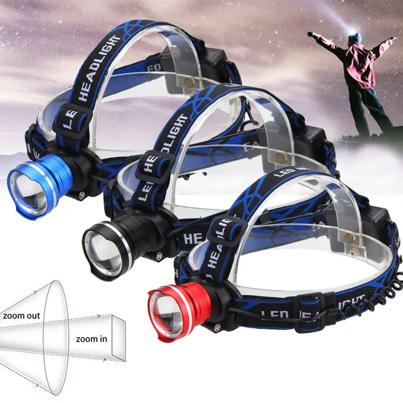 5000LM LED Headlight Powerful XM-L T6 Zoomable Flashlight USB Rechargeable Head Torch Lamp Waterproof Hunting Fishing Lighting
5000LM LED Headlight Powerful XM-L T6 Zoomable Flashlight USB Rechargeable Head Torch Lamp Waterproof Hunting Fishing Lighting
