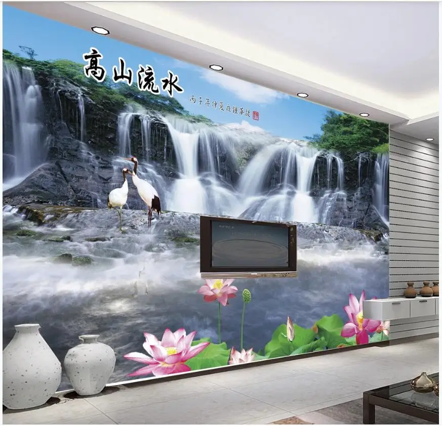 Custom photo wallpaper 3d mural wallpaper for walls 3 d Idyllic scenery forest waterfall lotus background wall papers home decor
Custom photo wallpaper 3d mural wallpaper for walls 3 d Idyllic scenery forest waterfall lotus background wall papers home decor