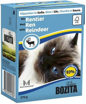 BOZITA BOZITA MINI CHUNKS IN SAUCE REINDEER for cats and kittens with a deer in sauce 370 gr
BOZITA BOZITA MINI CHUNKS IN SAUCE REINDEER for cats and kittens with a deer in sauce 370 gr