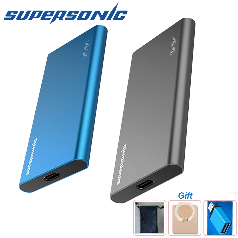 Внешний SSD-накопитель Supersonic 256 ГБ 512 ТБ стандартный ПК-C 3 1 высокоскоростной