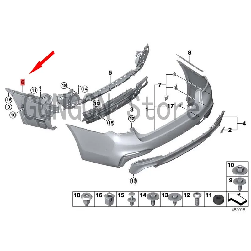 CAR rear bumper bracket right guide bm wG38 528LI G38 530LIX G38 540LI rear bumper buckle rear bumper bracket
CAR rear bumper bracket right guide bm wG38 528LI G38 530LIX G38 540LI rear bumper buckle rear bumper bracket