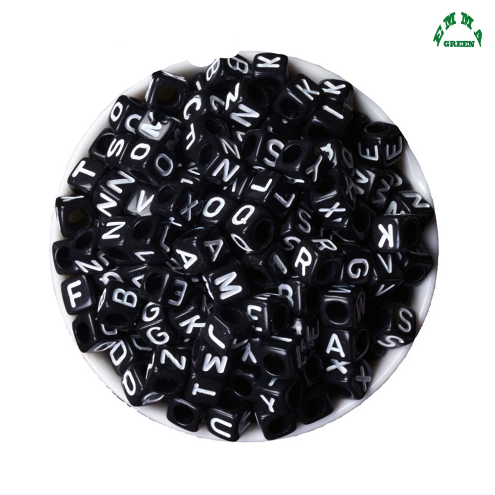Black Bead 100pcs 6mm Letter Beads Square Alphabet Beads Acrylic Beads DIY Jewelry Making For Bracelet Necklace Accessories
Black Bead 100pcs 6mm Letter Beads Square Alphabet Beads Acrylic Beads DIY Jewelry Making For Bracelet Necklace Accessories