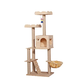 Large cat climbing frame litter tree scratching column toy jumping platform multi-layer solid wood supplies
Large cat climbing frame litter tree scratching column toy jumping platform multi-layer solid wood supplies