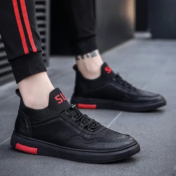 Tide Male Autumn Leisure Time Leather Shoes Male Joker Drive Skate Shoes Trend Wear-resisting Youth Le Fuxie Personality 
Tide Male Autumn Leisure Time Leather Shoes Male Joker Drive Skate Shoes Trend Wear-resisting Youth Le Fuxie Personality