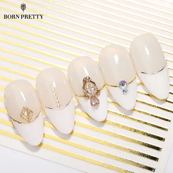 1Pc 3D Nail Art Stickers Stripe Wave Lines Pattern Self Adhesive Multi-size Gold Silver Transfer Decal Nail Accessories
1Pc 3D Nail Art Stickers Stripe Wave Lines Pattern Self Adhesive Multi-size Gold Silver Transfer Decal Nail Accessories