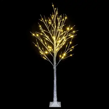 4FT Christmas Tree White Artificial New Year Tree With 48 LED Lamp Xmas Tree For Home Office Shoppong Mall Christmas Decorations
4FT Christmas Tree White Artificial New Year Tree With 48 LED Lamp Xmas Tree For Home Office Shoppong Mall Christmas Decorations
