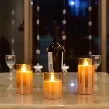 3pack Flameless Led Candles Flickering Timer Remote Fake Wick Moving Flame Faux S24 20 Dropship
3pack Flameless Led Candles Flickering Timer Remote Fake Wick Moving Flame Faux S24 20 Dropship