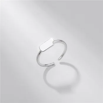 Sodrov S925 sterling silver square ring female simple ins personality trendy temperament ring geometric ring
Sodrov S925 sterling silver square ring female simple ins personality trendy temperament ring geometric ring