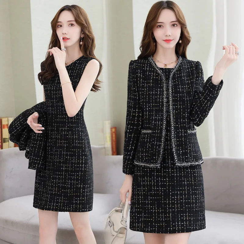 Graceful Suit Dress Autumn 2019 New Style WOMEN'S Dress French Fashion Western Style Popular Two-Piece Skirt
Graceful Suit Dress Autumn 2019 New Style WOMEN'S Dress French Fashion Western Style Popular Two-Piece Skirt