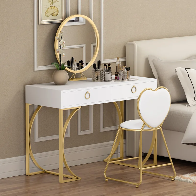Nordic Small Family Iron Dresser Wind Simple Bedroom Dressing Table Mini Dressing Table Mirror Combination
Nordic Small Family Iron Dresser Wind Simple Bedroom Dressing Table Mini Dressing Table Mirror Combination