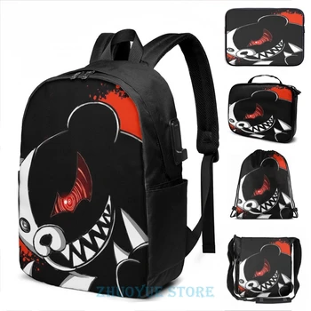 Funny Graphic print Monokuma(5) USB Charge Backpack men School bags Women bag Travel laptop bag
Funny Graphic print Monokuma(5) USB Charge Backpack men School bags Women bag Travel laptop bag