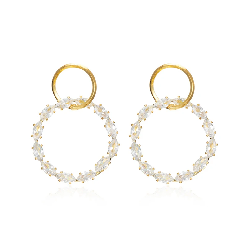 2019 New Fashion Cubic Zirconia CZ Crystal Round Earrings For Women Wedding Party Jewelry Gifts
2019 New Fashion Cubic Zirconia CZ Crystal Round Earrings For Women Wedding Party Jewelry Gifts