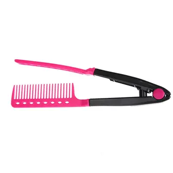 Hair Straightener V Comb Folding Styling Hairdressing Salon Straightening Brush simple useful portable
Hair Straightener V Comb Folding Styling Hairdressing Salon Straightening Brush simple useful portable