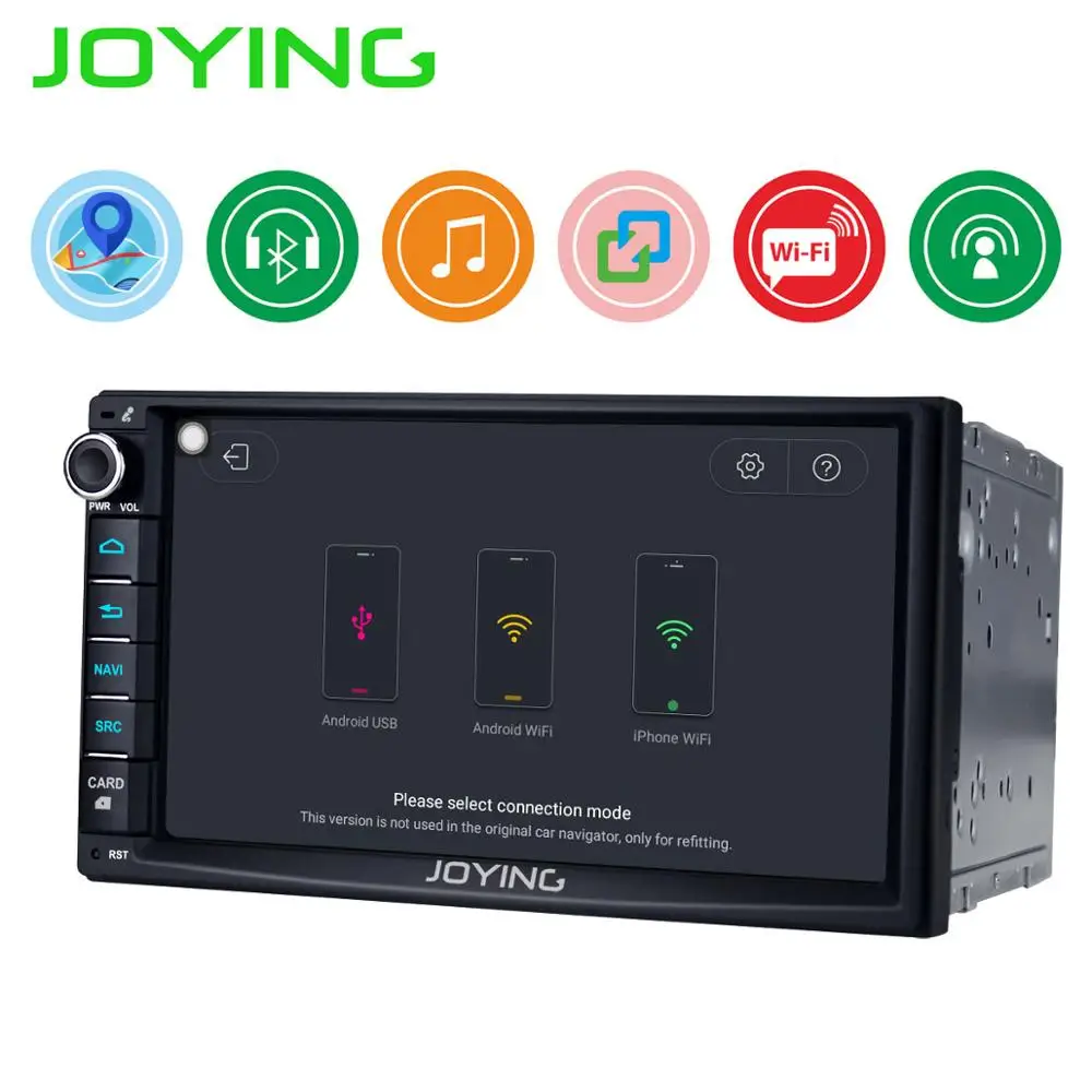 JOYING последняя 2 Din 7 ''Android 8 1 Автомобильная Автомагнитола HD головное устройство