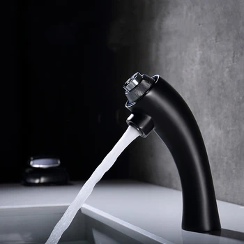 Bathroom faucet button design Bathroom basin faucet cold and hot water mixer one button to open the faucet black faucet
Bathroom faucet button design Bathroom basin faucet cold and hot water mixer one button to open the faucet black faucet