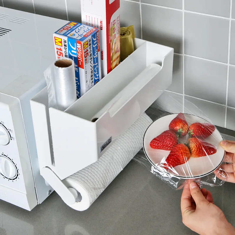 Kitchen Towel Rack Rack Roll Stand Hole Punched Refrigerator Storage Shelf Plastic Wrap Storage Rack Kitchen for Paper Holder
Kitchen Towel Rack Rack Roll Stand Hole Punched Refrigerator Storage Shelf Plastic Wrap Storage Rack Kitchen for Paper Holder