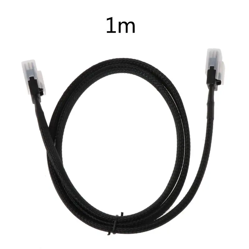 1Pc Mini SAS 36P SFF-8087 Male TO Mini SAS 36P Male Server HDD Data Transmission Cable Nylon Braid
1Pc Mini SAS 36P SFF-8087 Male TO Mini SAS 36P Male Server HDD Data Transmission Cable Nylon Braid
