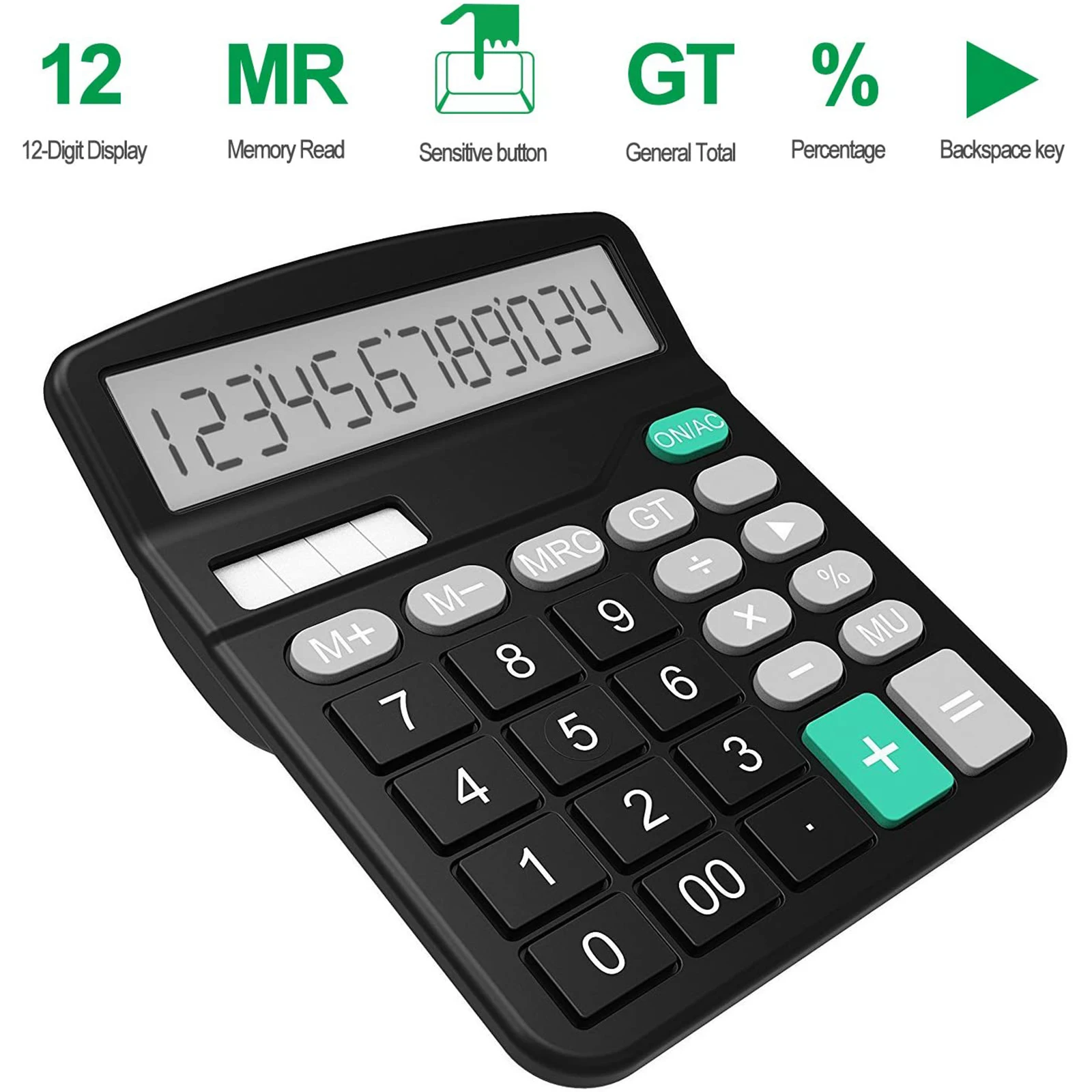 Office Handheld Desktop Calculator Dual Solar Power Business Accounts Pink Office Handheld Desktop Calculator Dual Solar Power Business Accounts Pink
