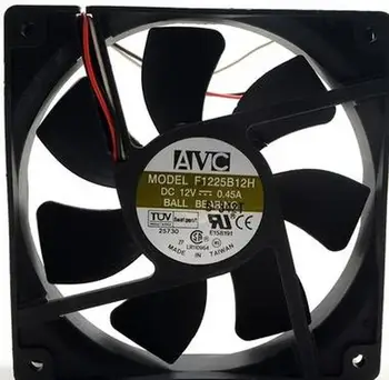 Original F1225B12H 12V 0.45A 12cm 120*120*25 3 wire double ball chassis cooling fan 
Original F1225B12H 12V 0.45A 12cm 120*120*25 3 wire double ball chassis cooling fan