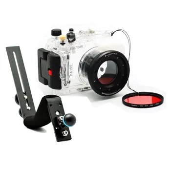 For Sony RX100 DSC-RX100 40m/130ft Waterproof Underwater Housing Diving Case Cover + Diving handle + Filter
For Sony RX100 DSC-RX100 40m/130ft Waterproof Underwater Housing Diving Case Cover + Diving handle + Filter