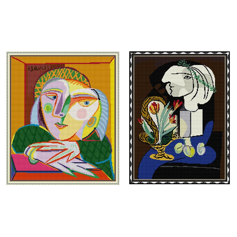 Cross Stitch Kits Embroidery Needlework Stamped Woman By The Window 11CT 14CT Counted Printed Fabric Decor Art Sewing Gifts Sets
Cross Stitch Kits Embroidery Needlework Stamped Woman By The Window 11CT 14CT Counted Printed Fabric Decor Art Sewing Gifts Sets