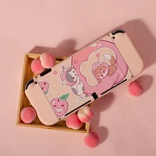 Peach Cat Dog Switch Oled Shell Soft TPU Cover Case for Nintendo Switch OLED Shell Protective Cover Thumb Grip Cap Accessories
Peach Cat Dog Switch Oled Shell Soft TPU Cover Case for Nintendo Switch OLED Shell Protective Cover Thumb Grip Cap Accessories