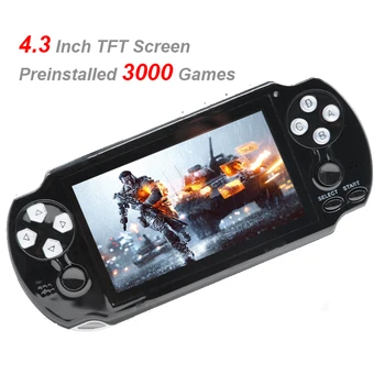 Portable Handheld Game Console Multi-function system 4.3-inch Screen Built-in 3000 Classic Games Retro Games Console
Portable Handheld Game Console Multi-function system 4.3-inch Screen Built-in 3000 Classic Games Retro Games Console