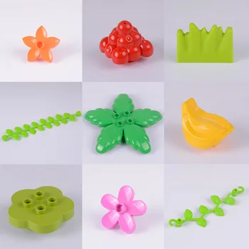 Big Particles Building Blocks Accessories Compatible Duploed Farm Assemble Bricks Fence Tree Stump Grass flower Figure Toys Gift
Big Particles Building Blocks Accessories Compatible Duploed Farm Assemble Bricks Fence Tree Stump Grass flower Figure Toys Gift