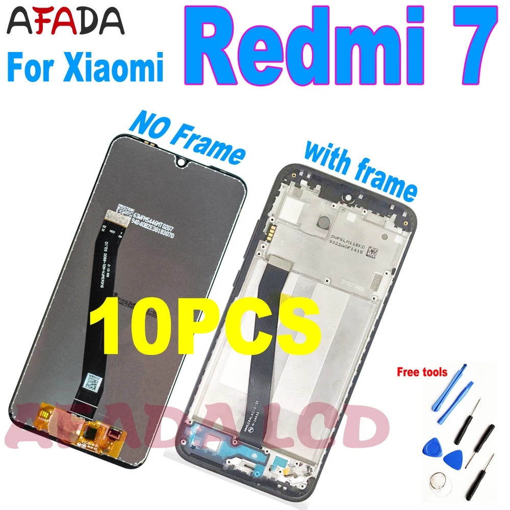 10PCS 6.26 Original LCD For Xiaomi Redmi 7 LCD Display Touch Screen Digitizer Assembly For Redmi7 Screen Replacement With Frame
10PCS 6.26 Original LCD For Xiaomi Redmi 7 LCD Display Touch Screen Digitizer Assembly For Redmi7 Screen Replacement With Frame