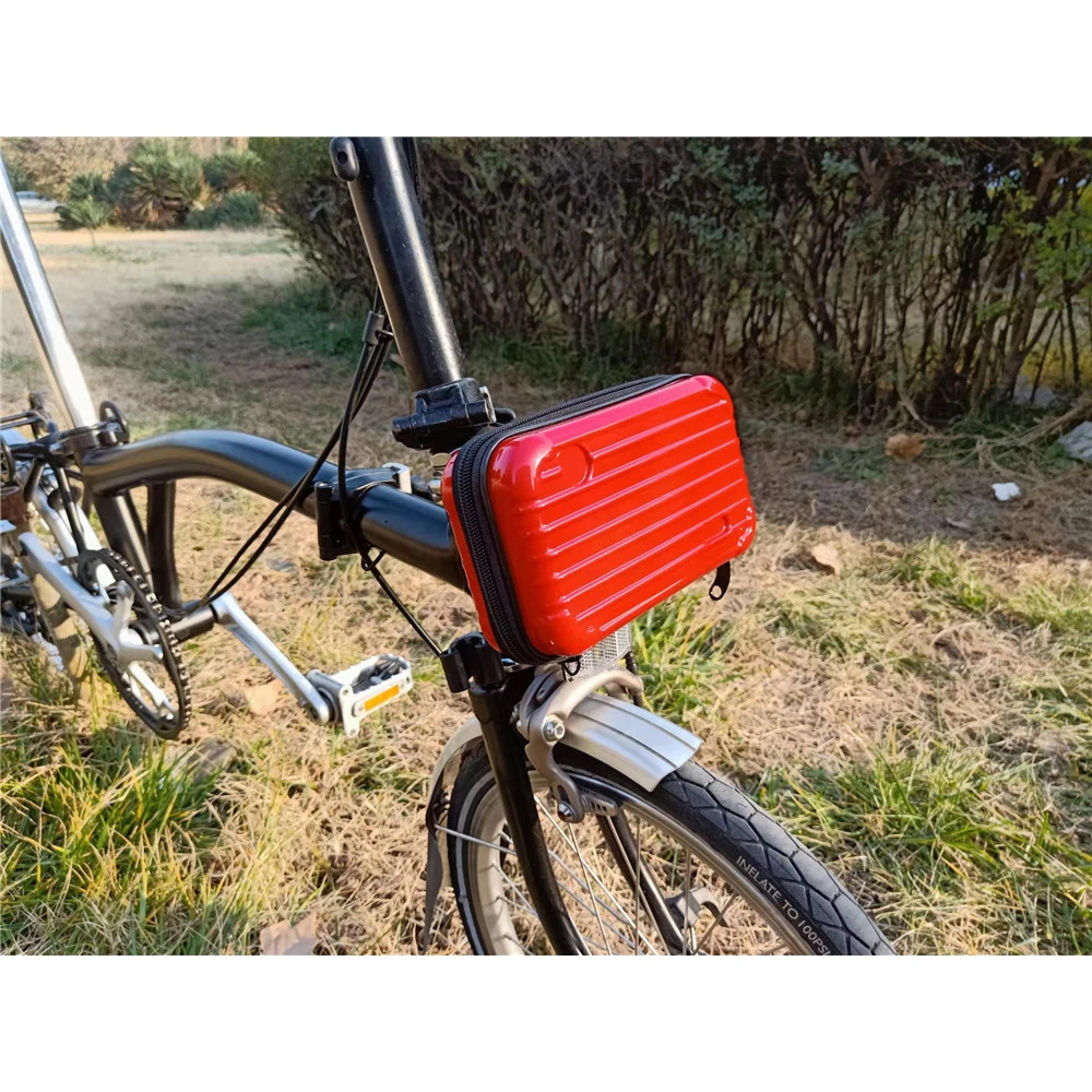 super mini lovely bag with connector for Brompton folding bike Brompton front bag basket accessories
super mini lovely bag with connector for Brompton folding bike Brompton front bag basket accessories