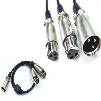 Original 3-pin XLR FEMALE plug to dual 2 MALE jack Y SPLITTER cable adapter 1.5m/3m/5m
Original 3-pin XLR FEMALE plug to dual 2 MALE jack Y SPLITTER cable adapter 1.5m/3m/5m