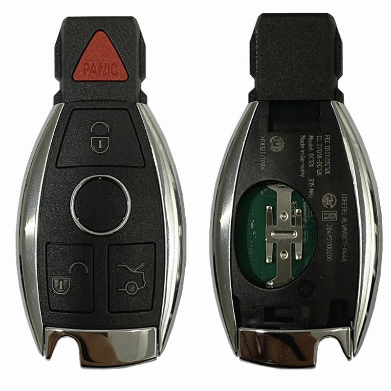 CN002066 Original 4 Button Smart Key For Mercedes Benz With 315MHz Blade HU64 FBS4 Keyless Go IYZDC12K
CN002066 Original 4 Button Smart Key For Mercedes Benz With 315MHz Blade HU64 FBS4 Keyless Go IYZDC12K
