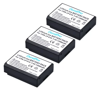 3x1500mAh LP-E10 LPE10 LP E10 Digital Camera Battery for Canon 1100D 1200D 1300D Rebel T3 T5 KISS X50 X70 Battery
3x1500mAh LP-E10 LPE10 LP E10 Digital Camera Battery for Canon 1100D 1200D 1300D Rebel T3 T5 KISS X50 X70 Battery