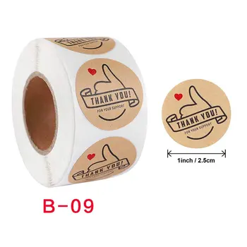 Thanks You Printing Wall Sticker Customers Round Rolls Of Kraft Paper Stickers Baking Decoration Handmade Stickers
Thanks You Printing Wall Sticker Customers Round Rolls Of Kraft Paper Stickers Baking Decoration Handmade Stickers
