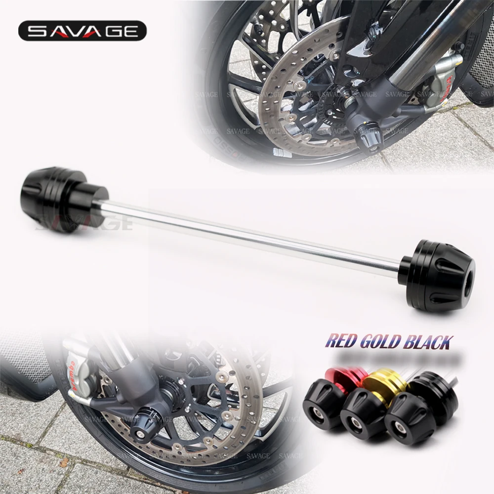 Front Axle Fork Crash Slider For DUCATI Hypermotard 950/939/820/SP Hyperstrada Monster 821/1200/R Motorcycle Falling Protector | Автомобили