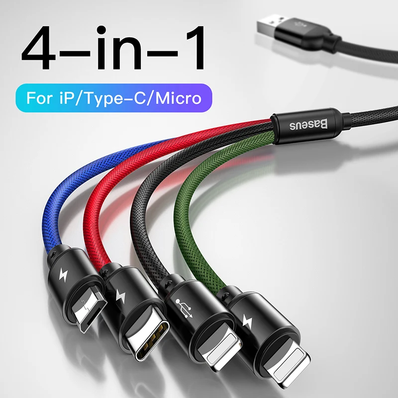 4 in 1 3 in 1 Multi usb charging cable For lightning micro usb type c cable for iPhone Samsung huawei xiaomi fast charger cable
4 in 1 3 in 1 Multi usb charging cable For lightning micro usb type c cable for iPhone Samsung huawei xiaomi fast charger cable