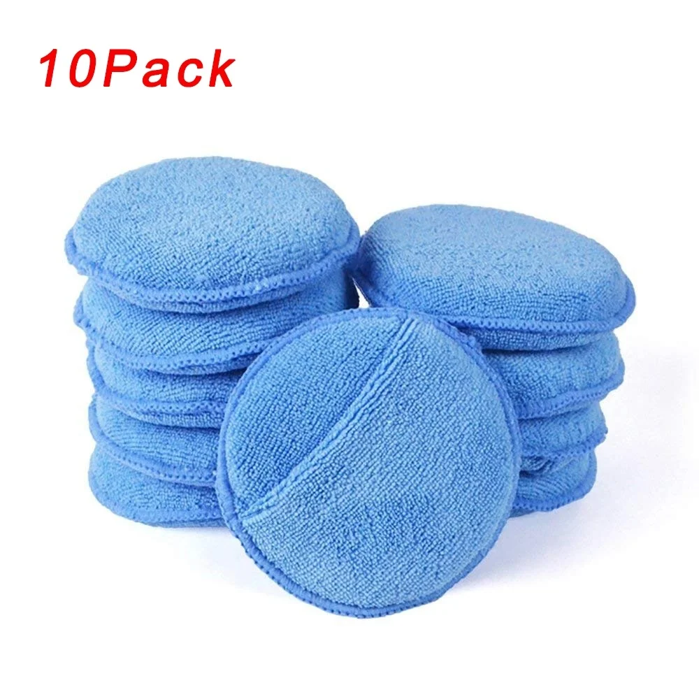 10Pack Microfiber Wax Applicator, Microfiber Wax Applicator Pads with Finger Pocket Wax Applicator for Cars Wax Applicator
10Pack Microfiber Wax Applicator, Microfiber Wax Applicator Pads with Finger Pocket Wax Applicator for Cars Wax Applicator