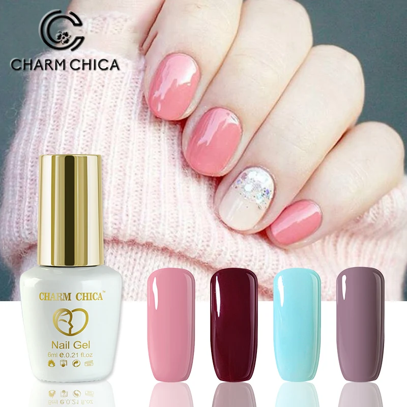 CHARM CHICA Uv Nail Gel Polish 155 Color 6ml Nude Blue Winter Hybrid Varnishes Color Soak Off Nails Art Semi Permanent Varnish
CHARM CHICA Uv Nail Gel Polish 155 Color 6ml Nude Blue Winter Hybrid Varnishes Color Soak Off Nails Art Semi Permanent Varnish