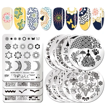 BORN PRETTY Stamping Plates Xmas Flowers Stainless Steel Nail Art Stencil Nail Stamp Template Nail Accessories French Nails 
BORN PRETTY Stamping Plates Xmas Flowers Stainless Steel Nail Art Stencil Nail Stamp Template Nail Accessories French Nails